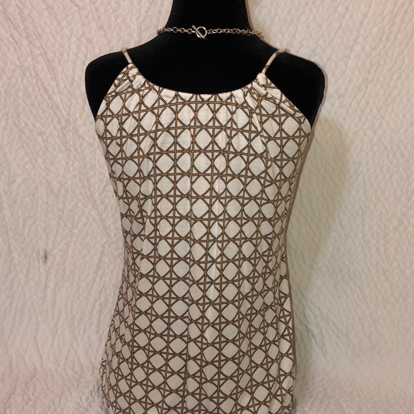 Small geometric print summer or spring tank top - Picture 3 of 3